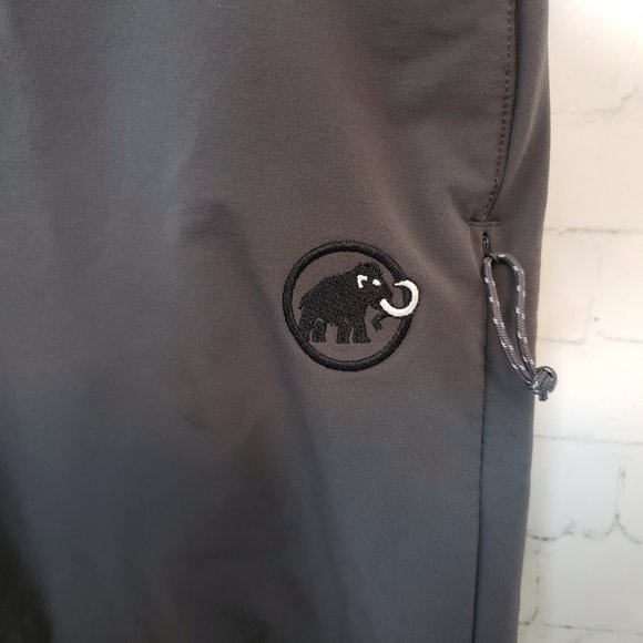 Mammut Traleika Soft Shell Pants Size 8 Dark Gray - Picture 4 of 9